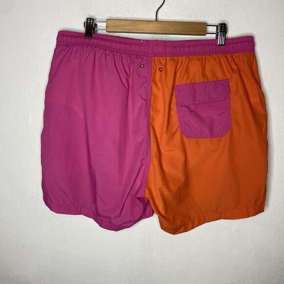 Solid & Striped Classic Straight Leg Color Block Swim Shorts Mens XXL - Picture 6 of 13